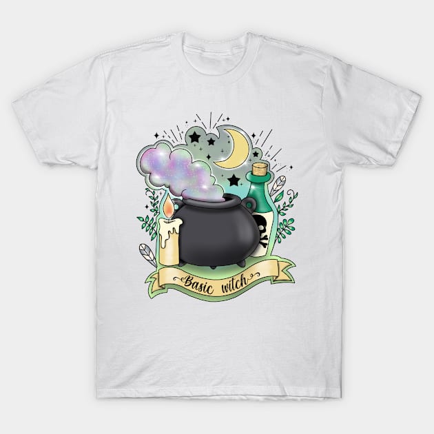 Basic witch T-Shirt by Manxcraft